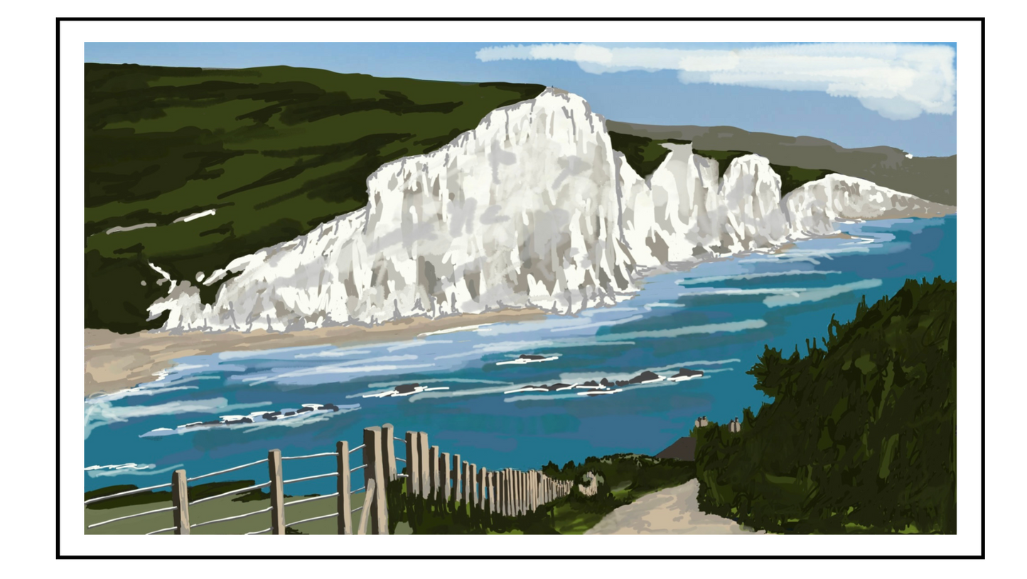 Greetings card - "Seven Sisters"