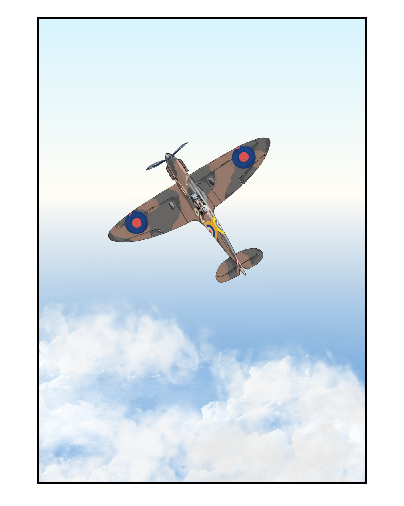 Greetings card - "Tally-Ho!"