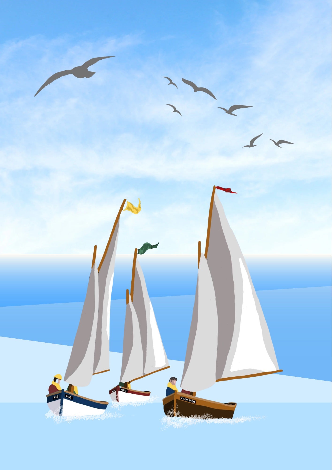 Sailing together