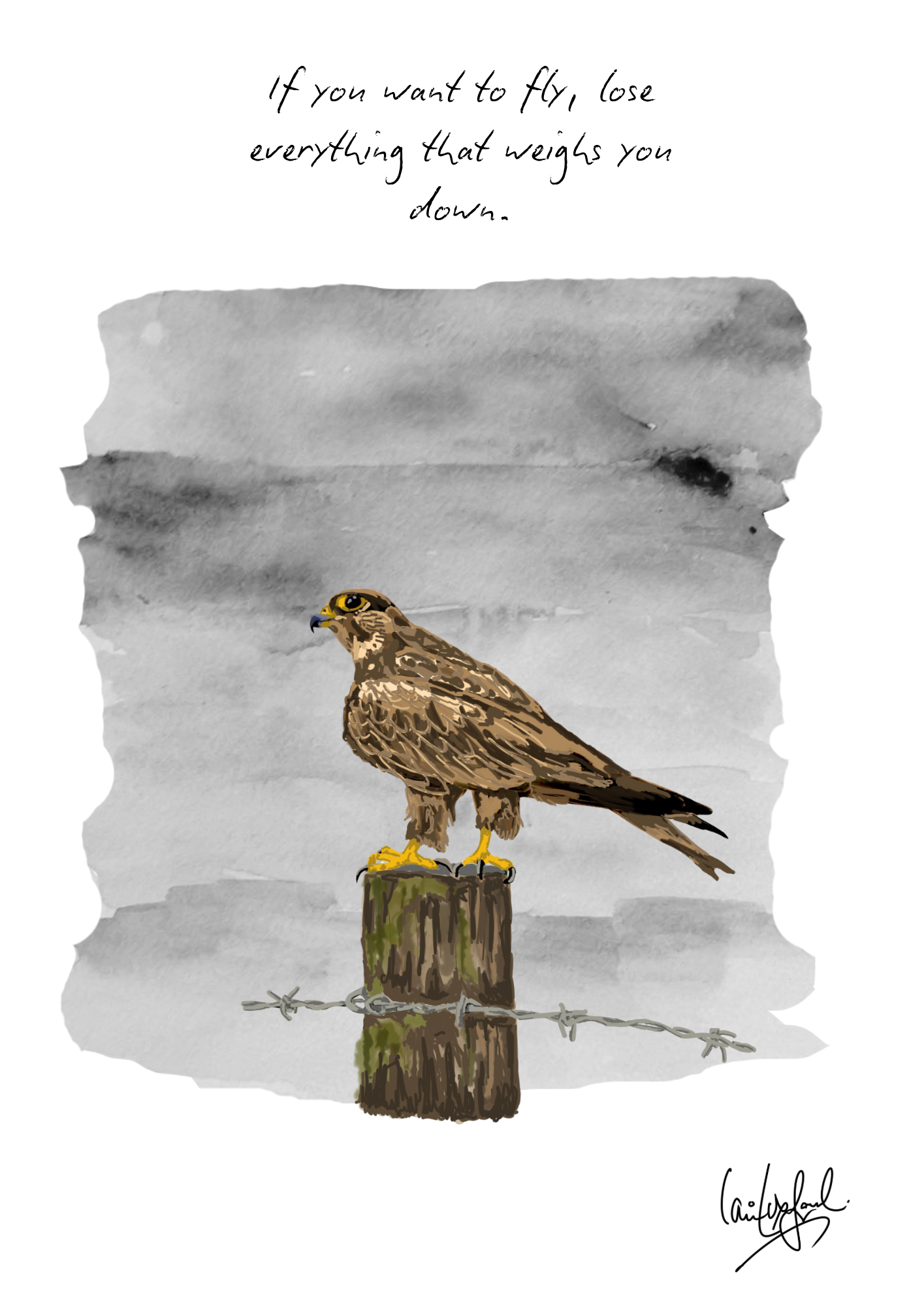 Buzzard - words to live by