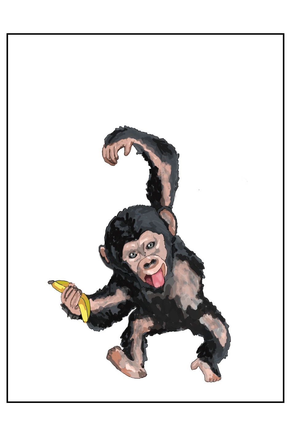 Greetings card - "Wanna share?"