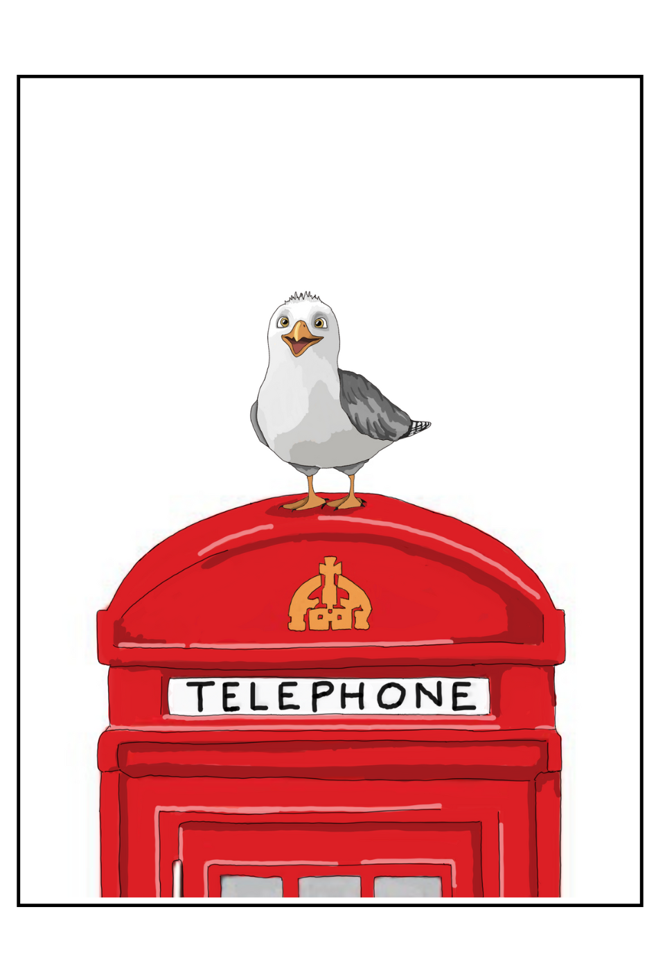 Greetings card - "Bird Call"