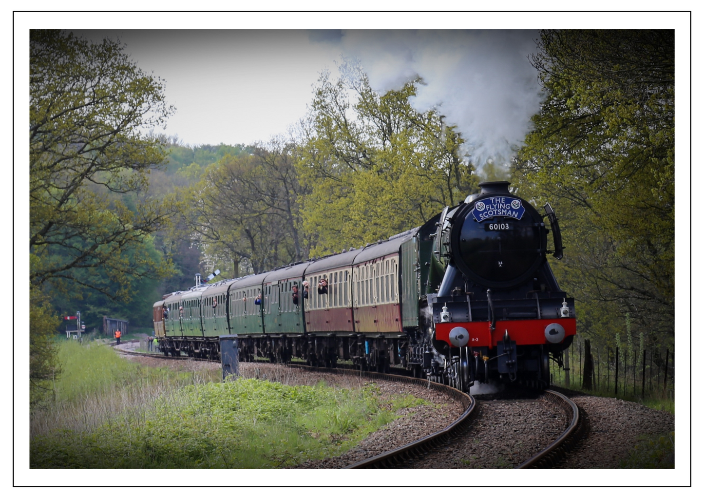 Flying Scotsman at the Bluebell Railway