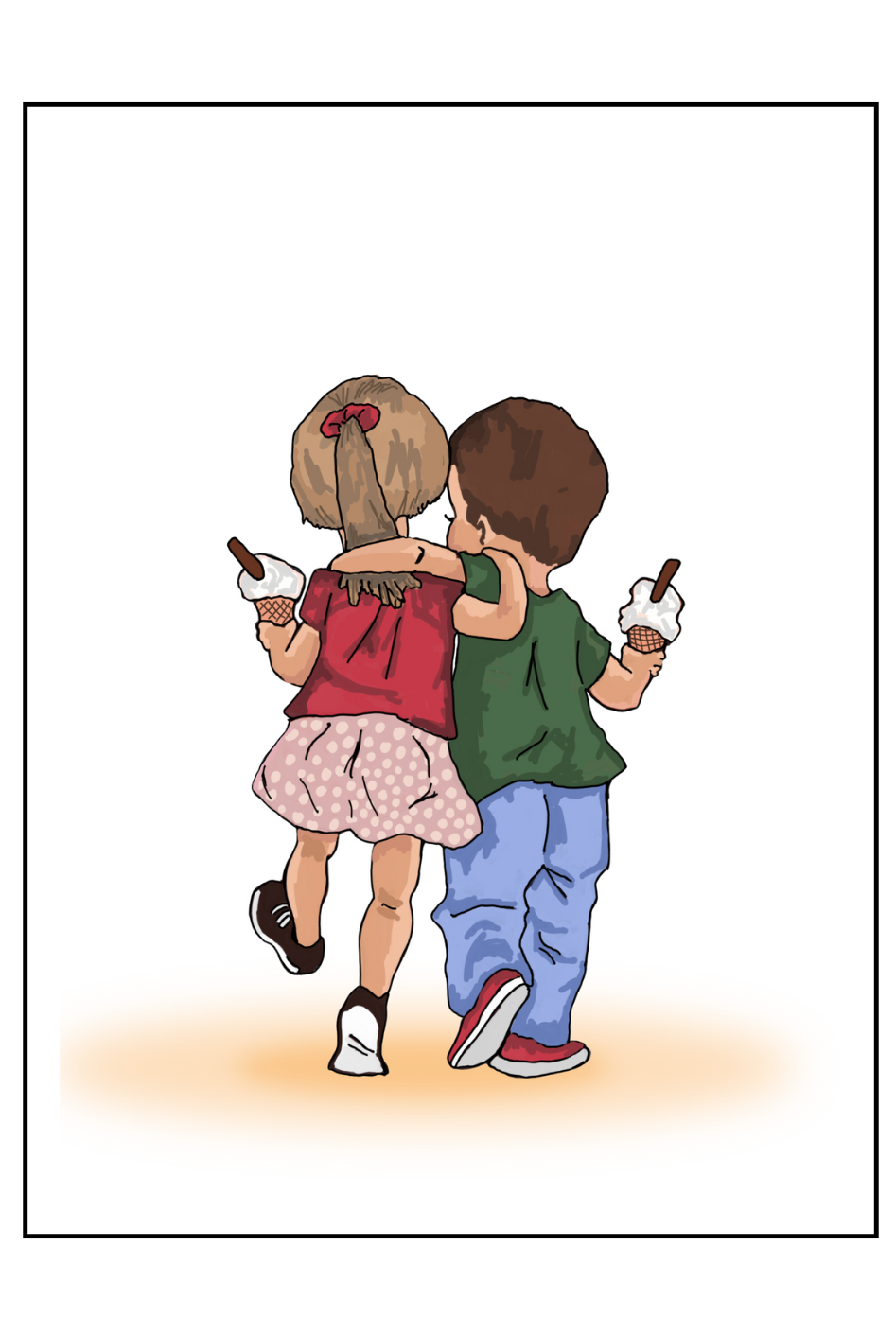 Greetings card - "Happiness is..."