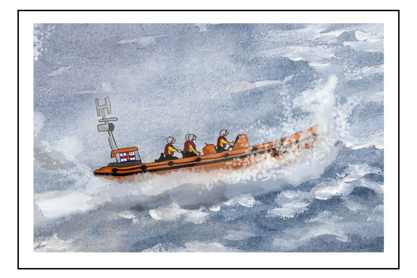Greetings card - "Heroes"