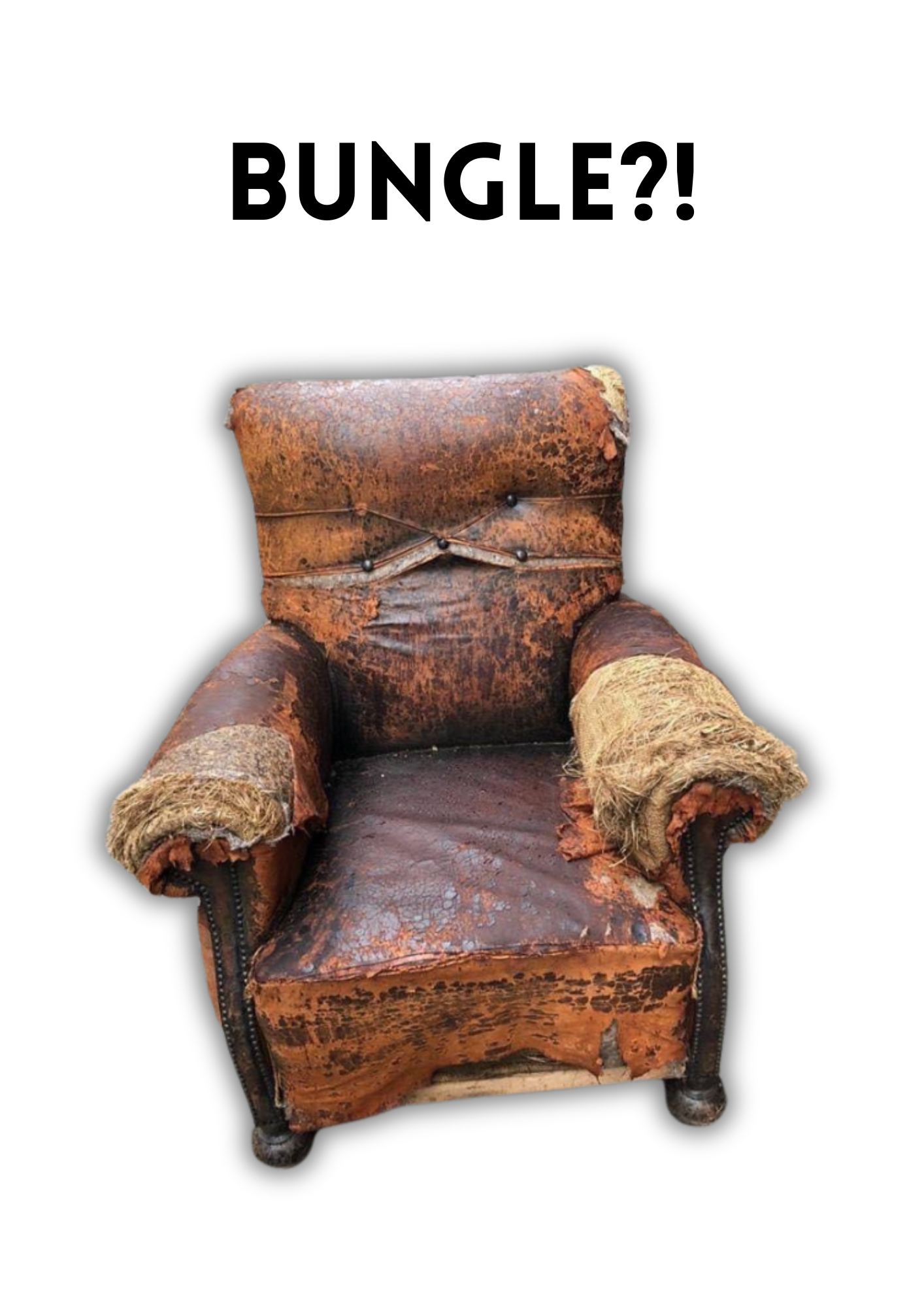 Greetings card - "Bungle?"