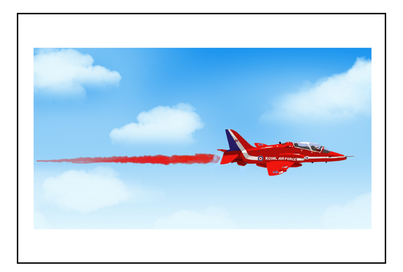 Greetings card - "Make smoke"