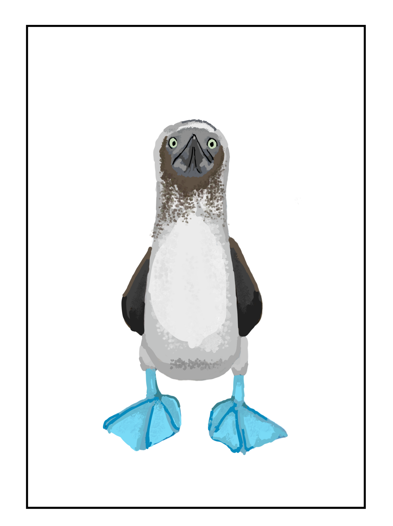 Greetings card - "Okay, I'm a booby, what's so funny?"