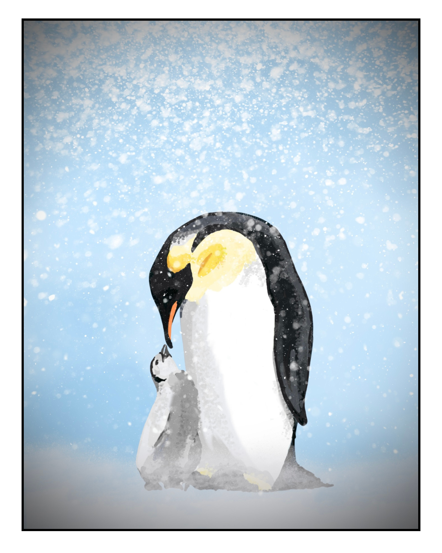 Greetings card - "I'm a bit chilly, mum"