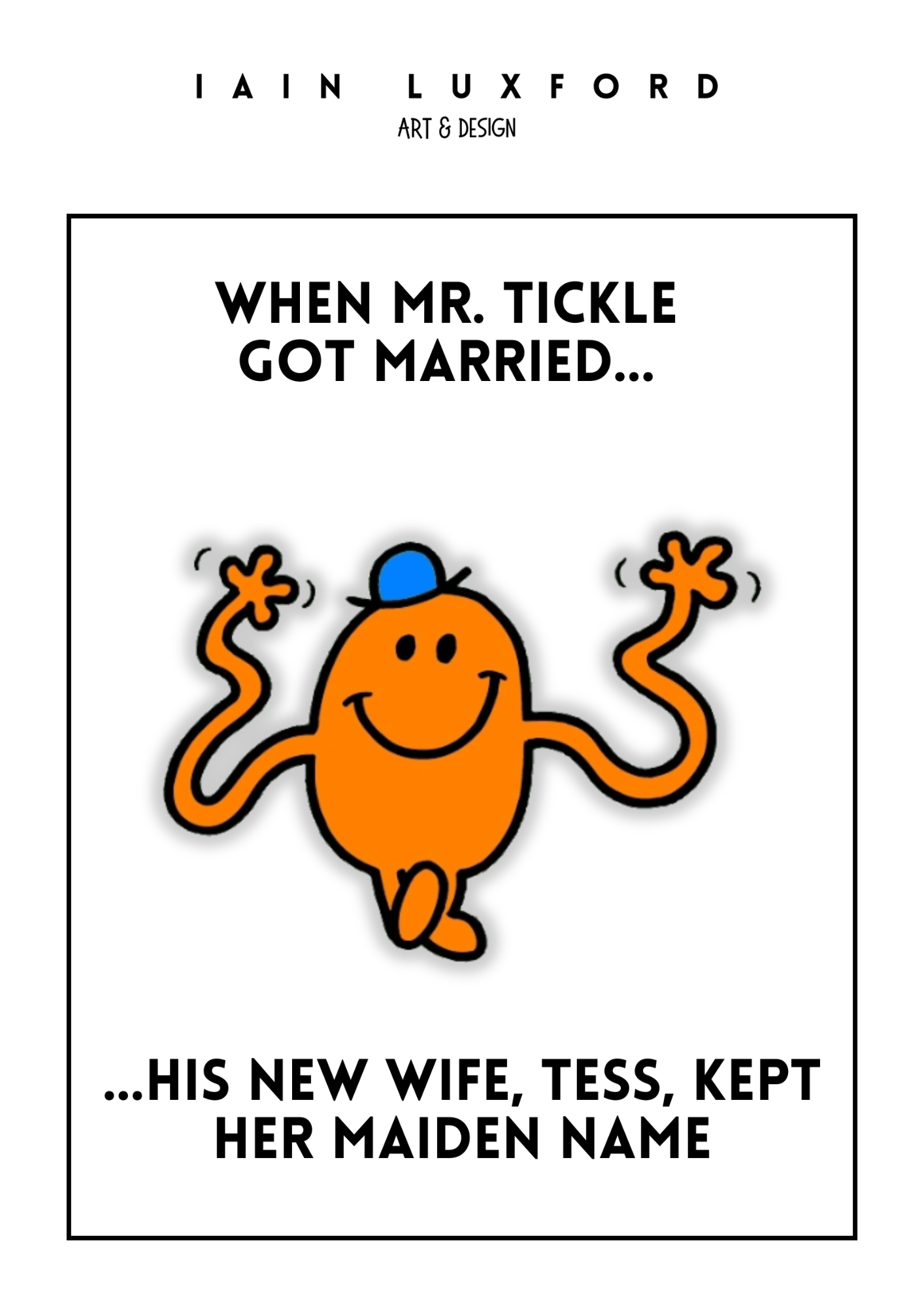 Greetings card - "Tess Tickle"