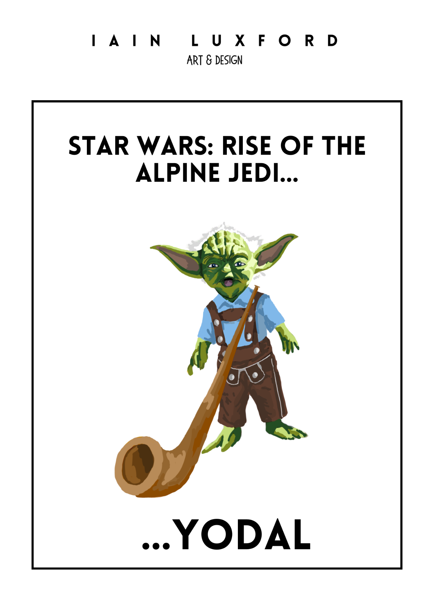 Greetings card - "Yodal"