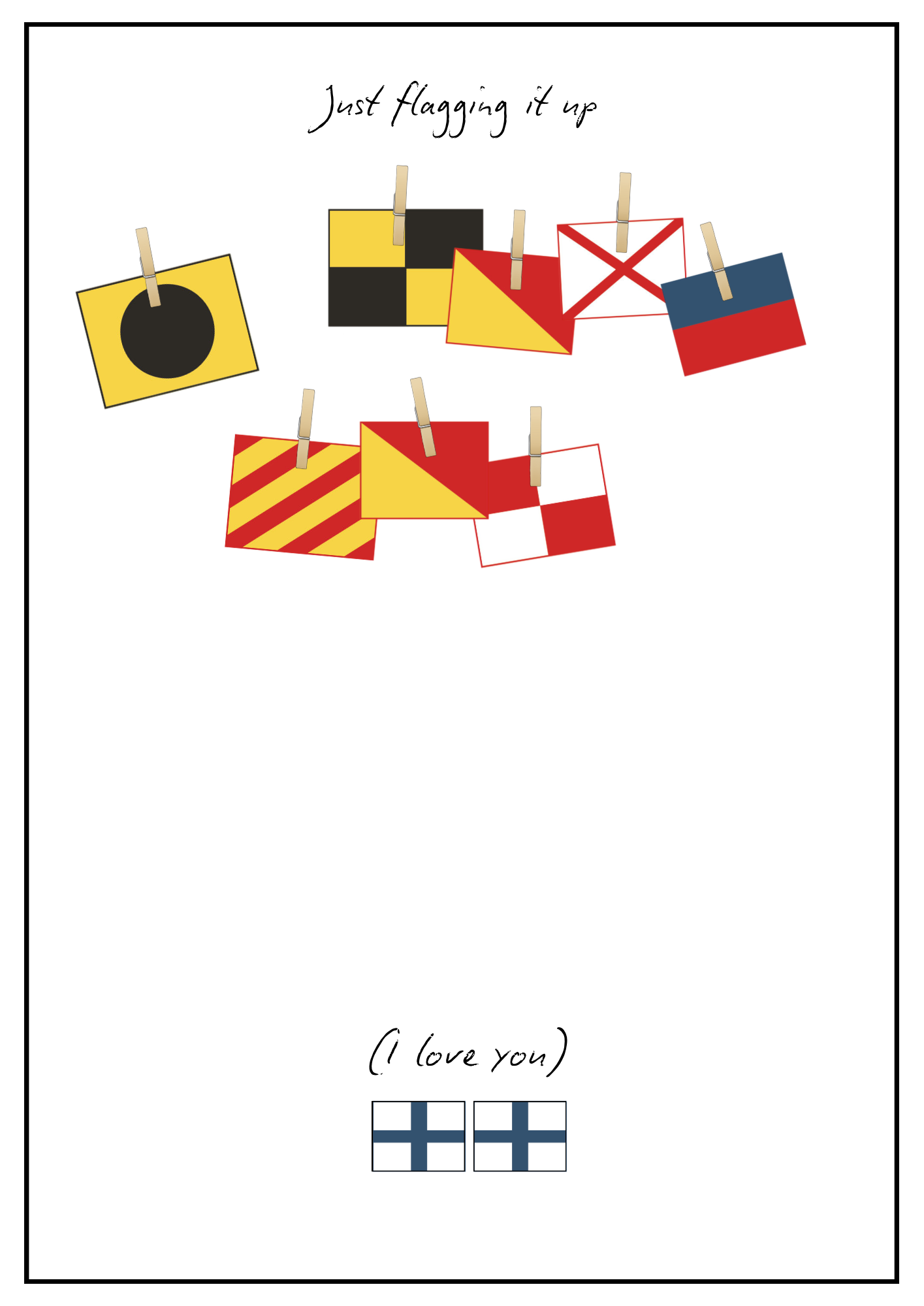 Love flags (2)