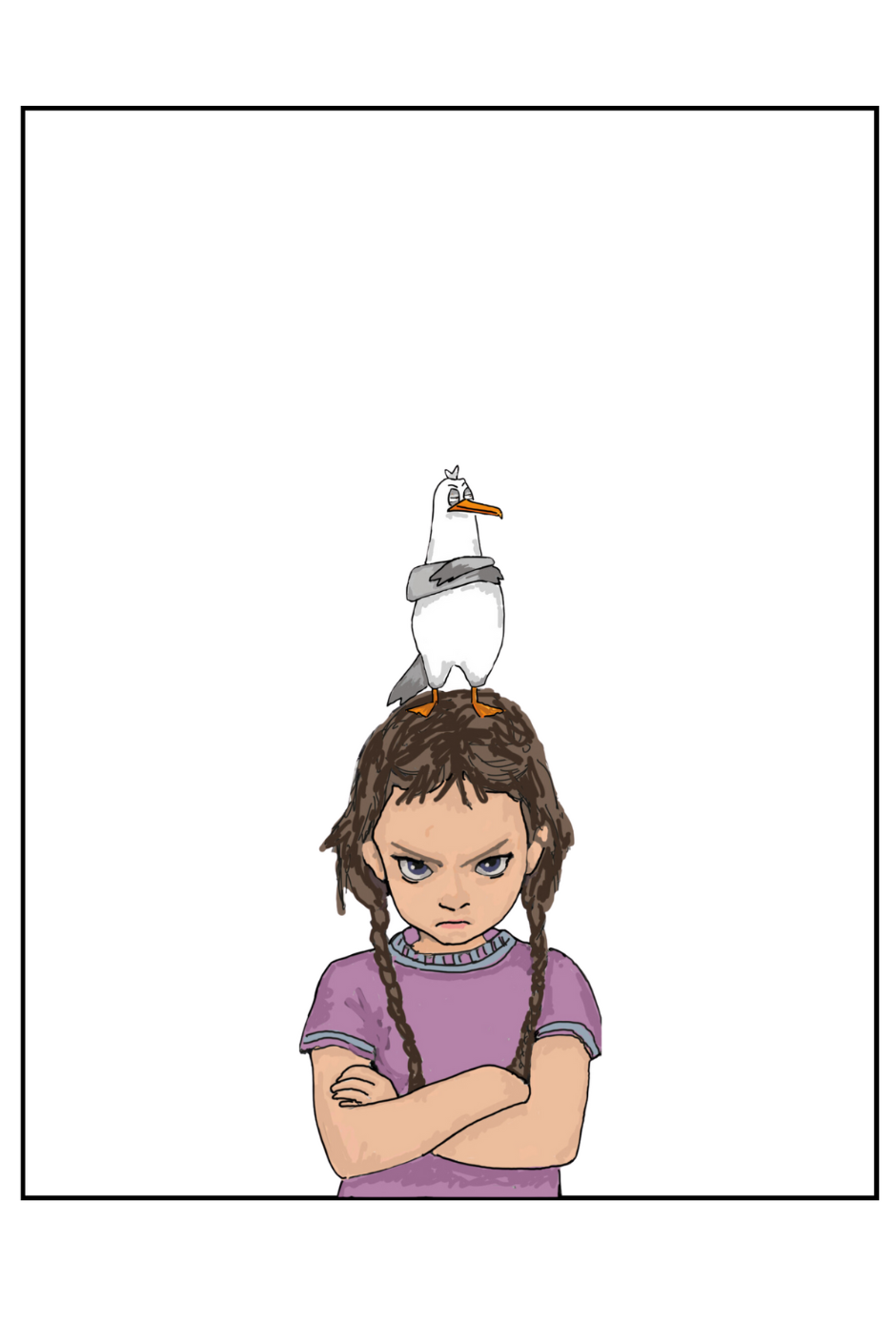 Greetings card - "Not Amused"