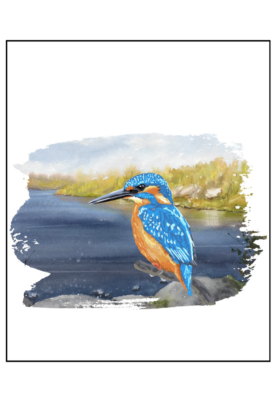 Greetings card - "The King"